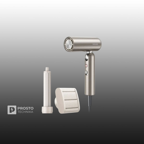 Фен Dreame Pocket Hight-speed Titanium Gold